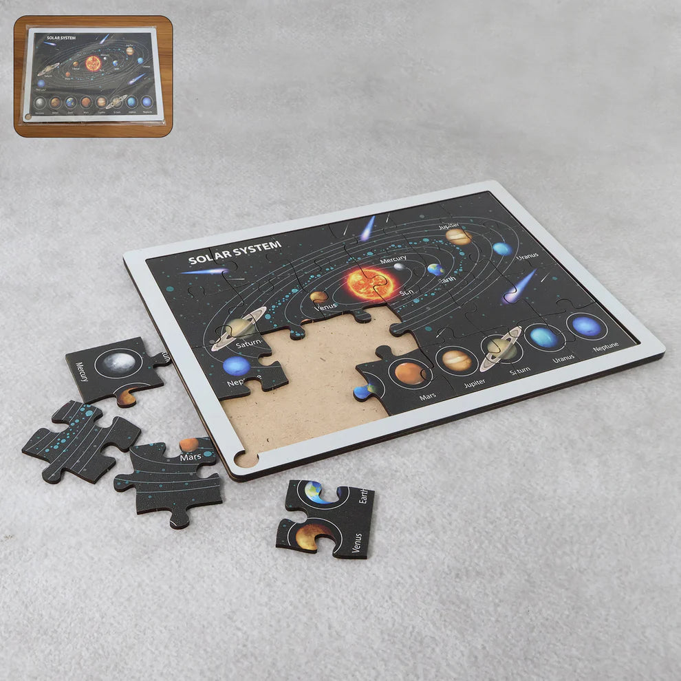 Wooden Puzzle Learning Board