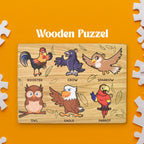 Wooden Puzzle Learning Board