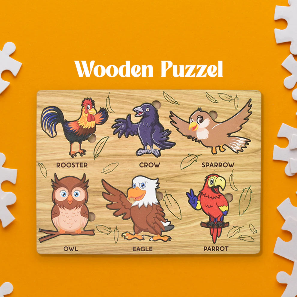 Wooden Puzzle Learning Board