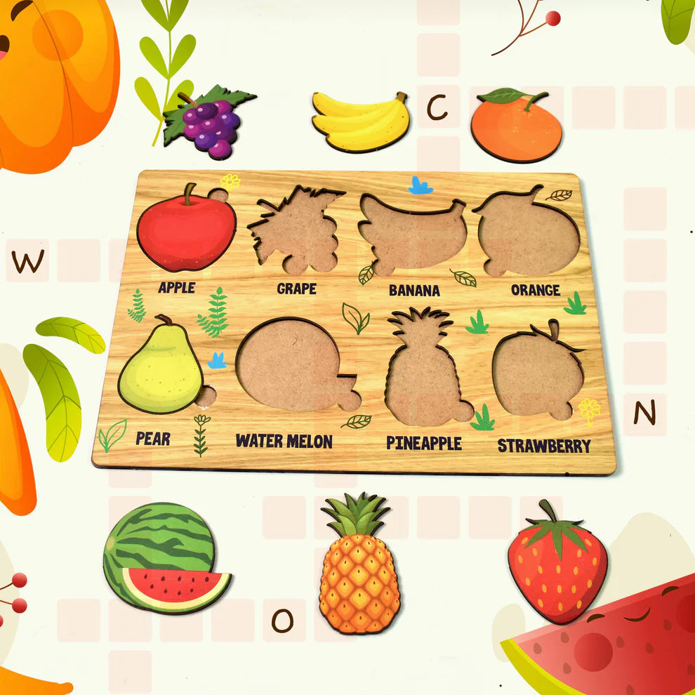 Wooden Puzzle Learning Board