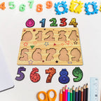 Wooden Puzzle Learning Board