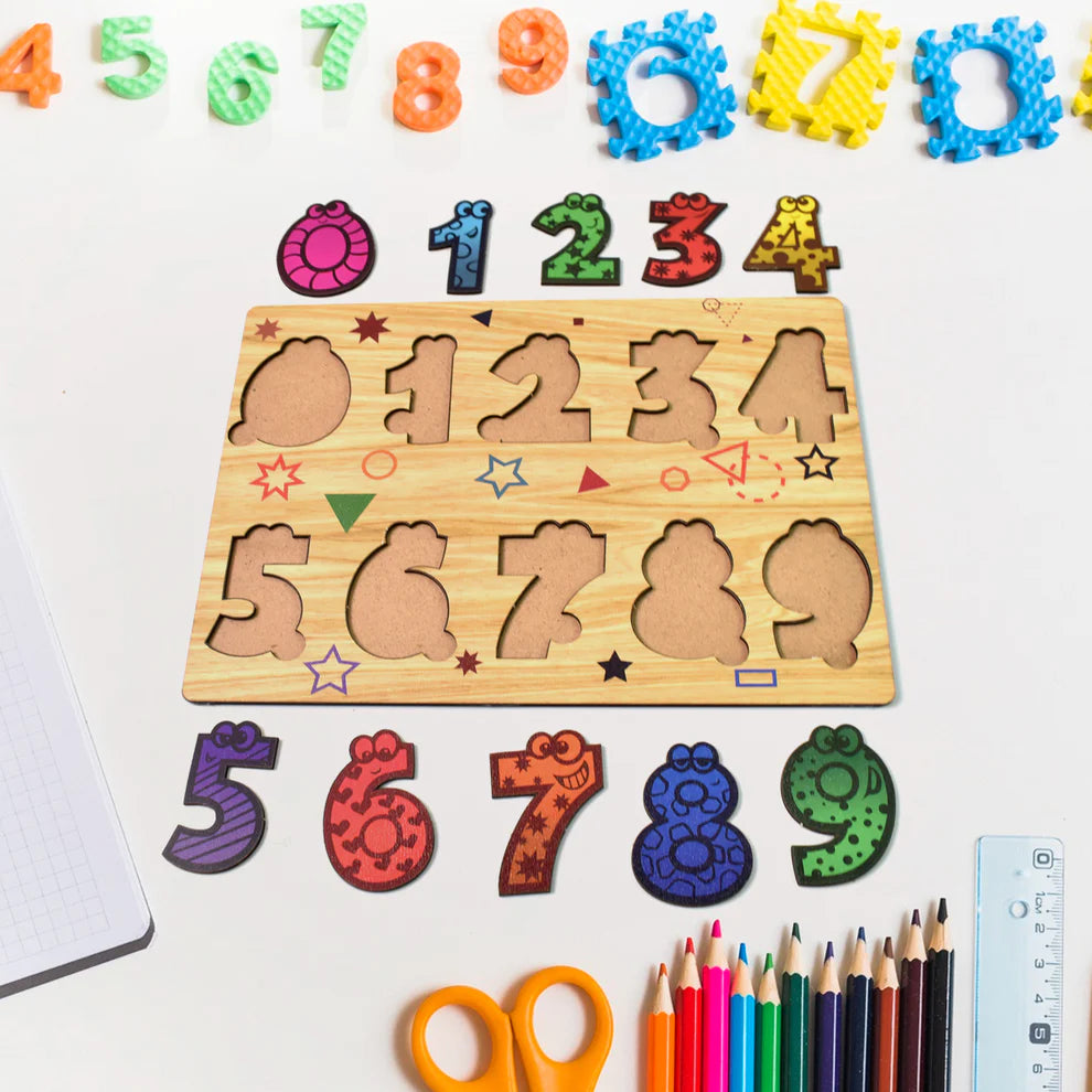 Wooden Puzzle Learning Board