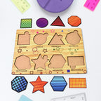 Wooden Puzzle Learning Board