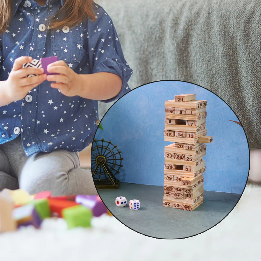 Wooden Tumbling Tower