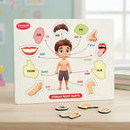 Wooden Human Body Parts Puzzle