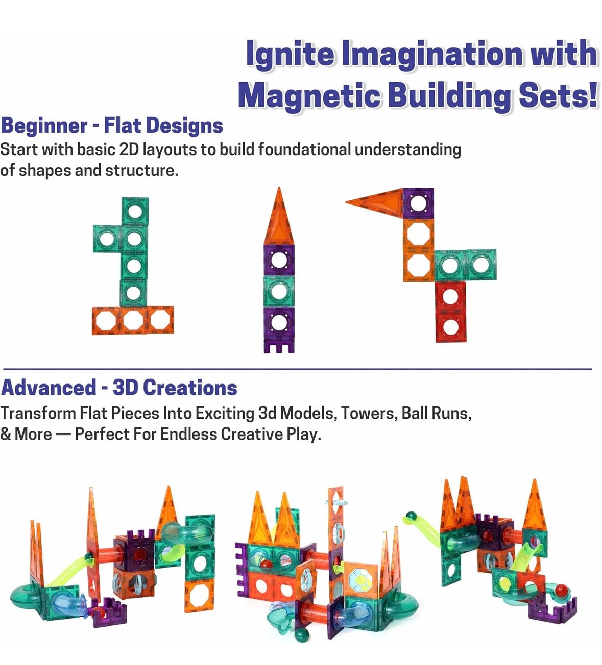 Magnetic Marble Building Set