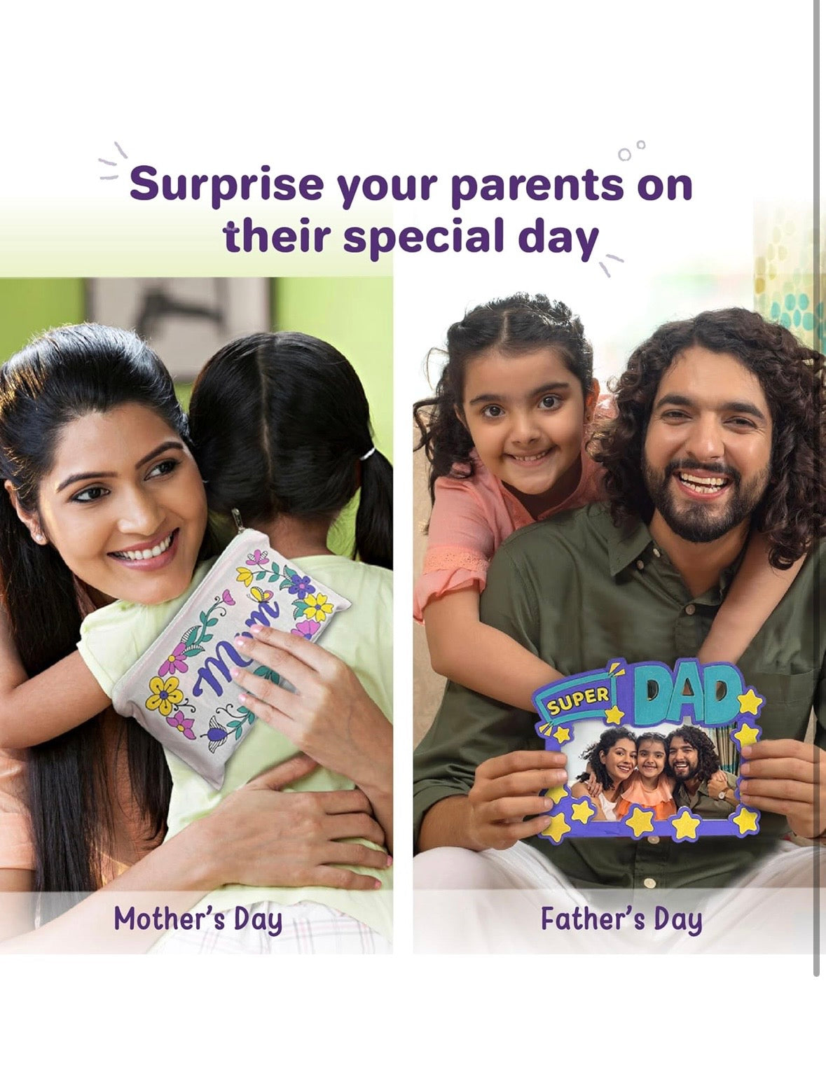 Imagimake Celebration Kit | 25+ Exciting Craft Projects for Kids | 500+ Craft Supplies | Art & Craft DIY Kit for Ages 5 to 12 | Great for Birthdays, School Projects & Travel, Multicolor