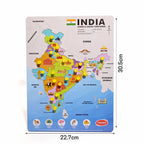 India Map Wooden Puzzle