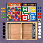 Wooden Ludo, Snakes & Ladders