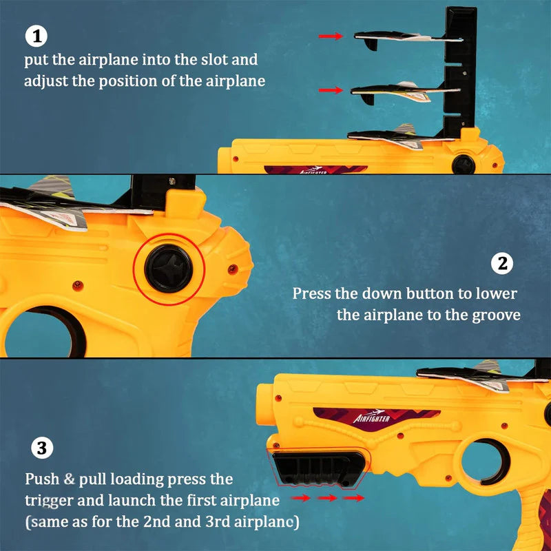 Airfighter Toy Plane Gun