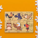Wooden Puzzle Learning Board