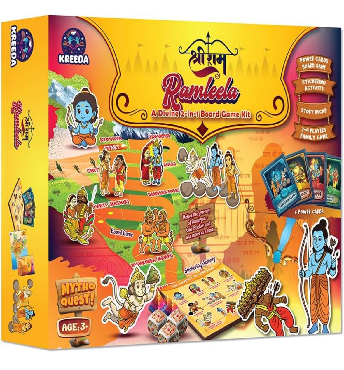 Ramleela 2-in-1 Board game
