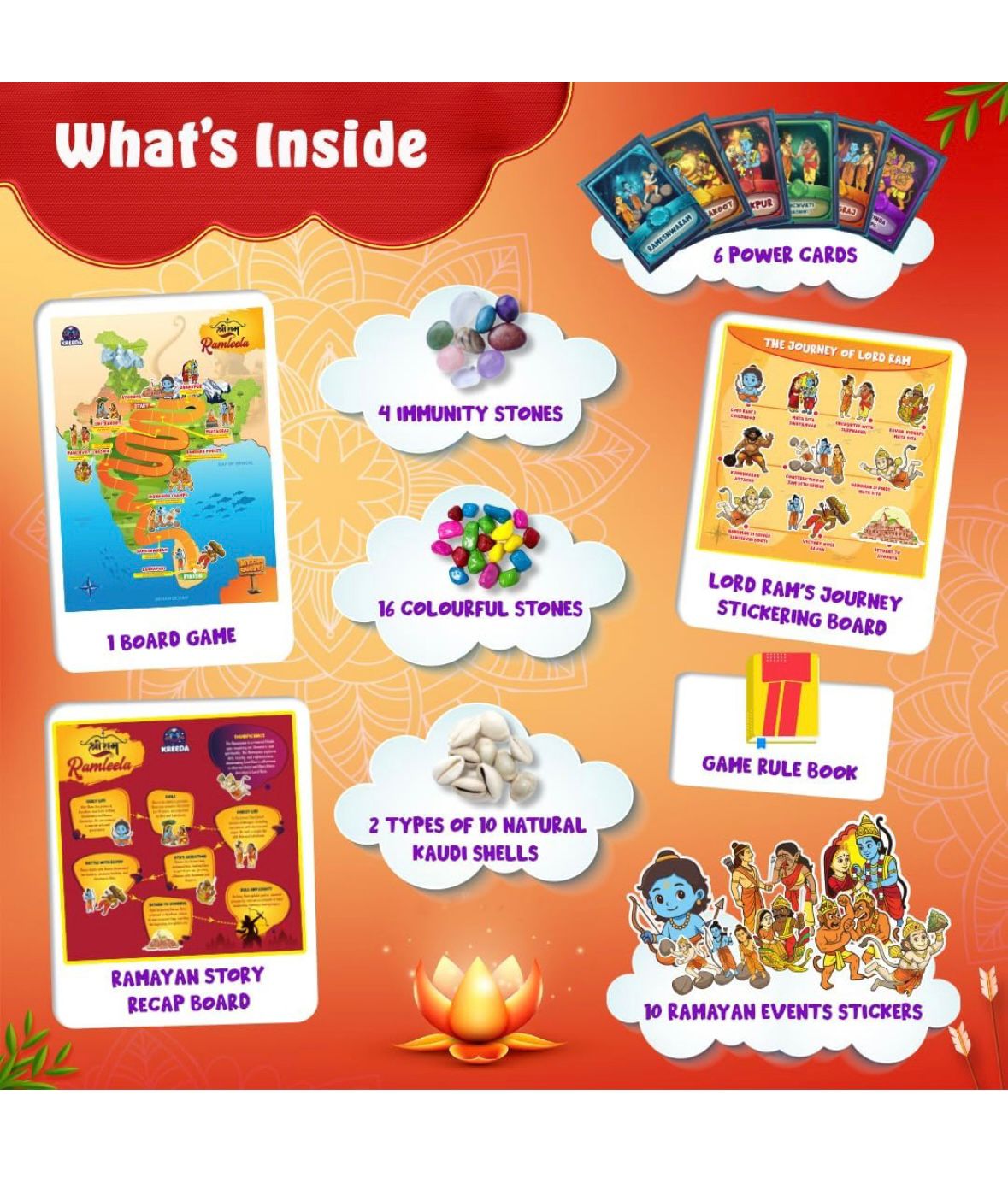 Ramleela 2-in-1 Board game
