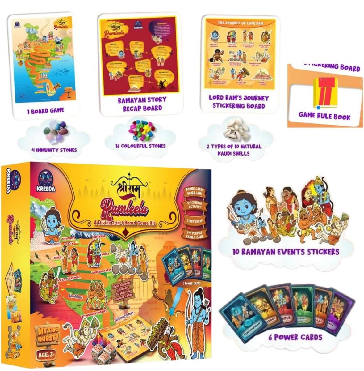 Ramleela 2-in-1 Board game